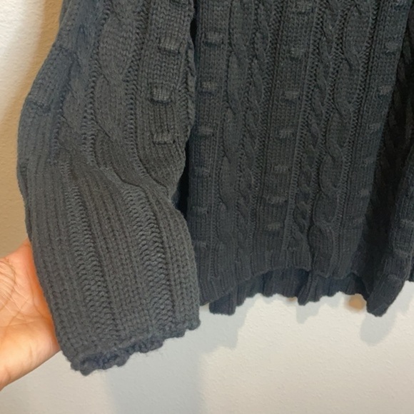 NWT Afrm Bostom Long Cable V-Neck Sweater M/L - Picture 3 of 10